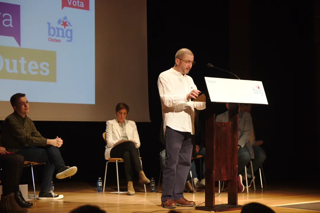 <p>Imaxes do mitin central do BNG de Outes de cara &aacute;s municipais do 2019</p>
